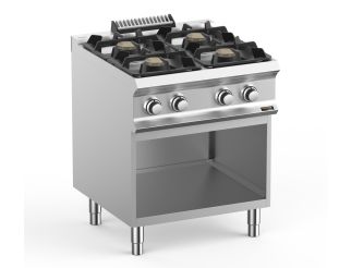 Hobart Ecomax HEFB77AXL 4 Burner Gas Hob on Cupboard
