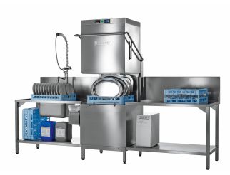 Hobart PREMAX AUPL Hood Dishwasher (Extra Large Chamber & Auto Soil Removal)
