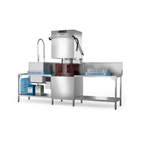 Hobart PREMAX AUPL Hood Dishwasher (Extra Large Chamber & Auto Soil Removal)