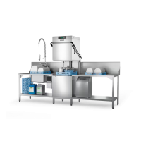 Hobart PREMAX AUPS Hood Dishwasher (In-Built Softener & Auto Soil Removal)
